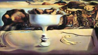 On beach salvador dalí abstract artwork paintings wallpaper