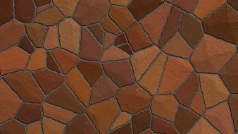 Bricks dark red digital art mosaic stones wallpaper