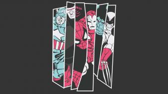 Captain america cyclops hulk iron man marvel comics wallpaper