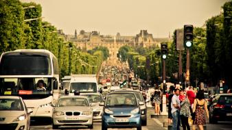 France paris cars citylife cityscapes wallpaper