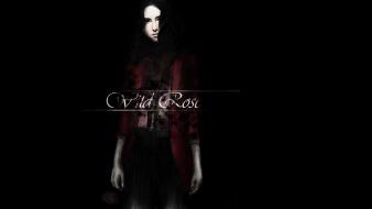 Macabre roses simple background ghost body wild wallpaper