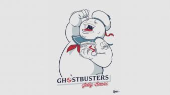 Movies ghostbusters bill murray marshmallow wallpaper