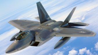 Aircraft army military f-22 raptor jets fighter wallpaper