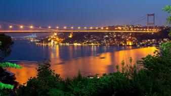 Bosphorus bridge fatih sultan mehmet istanbul turkey bridges wallpaper