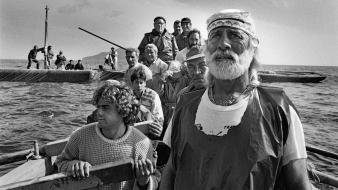 Cuba sebastião salgado beard black and white boats