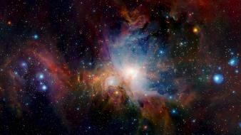 Outer space stars orion nebula wallpaper
