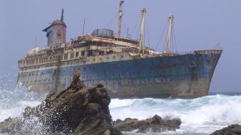 Ships shipwreck shipwrecks wallpaper