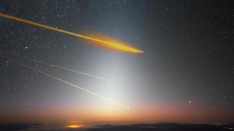 Stars meteorite meteors bluegirl wallpaper