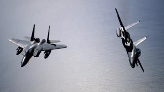 Aircraft war f-15 eagle wallpaper