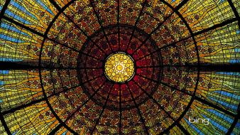 Bing fc barcelona spain architecture ceiling wallpaper