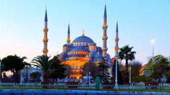Blue mosque istanbul turkey mosques wallpaper