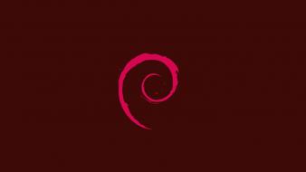 Debian linux operating systems simple background wallpaper