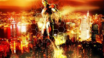 Iron man cityscapes marvel vs capcom 3 wallpaper