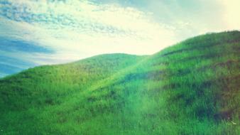 Landscapes nature grass hills sunlight photo filters wallpaper