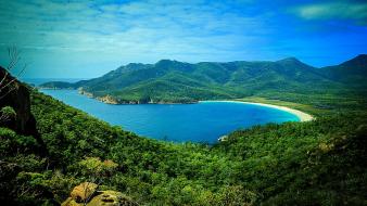 Landscapes nature sand forests hills australia beach