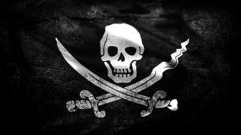 Pirate flag skull wallpaper