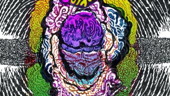 Psychedelic trippy artwork wallpaper
