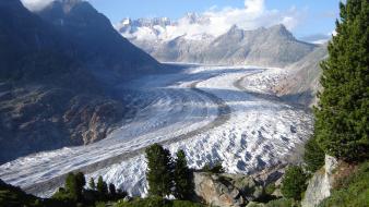 Switzerland glacier landscapes mountains