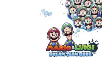 Video games mario super luigi dream team wallpaper