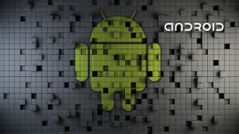3d android logo background wallpaper
