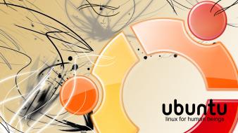 Fantasy computers linux ubuntu operating systems logo wallpaper