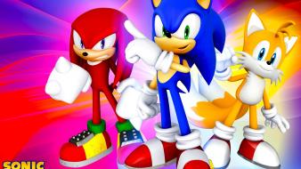 Knuckles echidna miles prower tails game characters wallpaper
