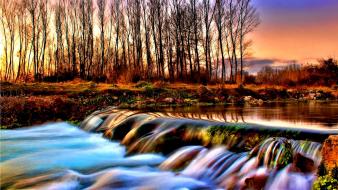 Landscapes nature flow rivers wallpaper