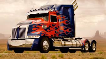 Optimus prime truck transformers 4 wallpaper