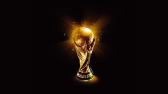 World cup trophy fifa black background football wallpaper