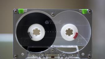 Cassette retro audio tapes wallpaper
