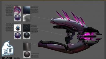 Digital art concept science fiction artwork needler