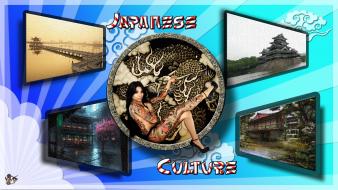 Dragons japanese digital art oriental culture orient wallpaper