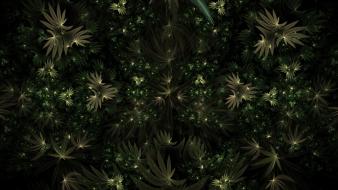 Green abstract drugs marijuana digital art marihuana wallpaper