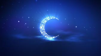 Shining ramadan moon wallpaper