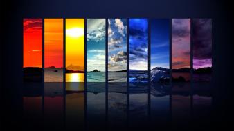 Spectrum of the sky wallpaper
