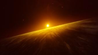 Sun outer space outerspace wallpaper