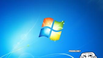 Windows 7 funny trollface trolling wallpaper