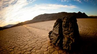 California death valley sailing racetrack playa sliding wallpaper