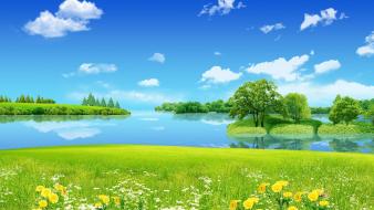 Creative Summer Dreamland wallpaper