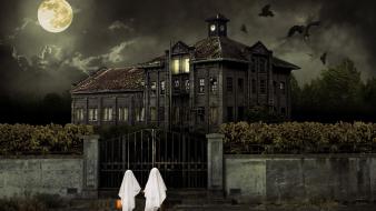 Halloween Scary House wallpaper