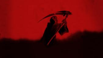 Death reaper red wallpaper