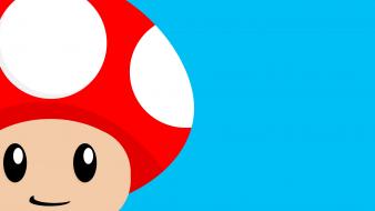 Mario mushrooms wallpaper