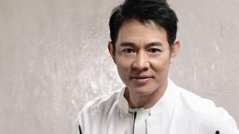 Men chinese actors jet li faces wallpaper