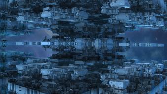 Abstract backgrounds digital art port science fiction wallpaper