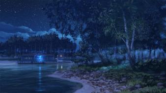 Arsenixc digital art fantasy forests lakes wallpaper