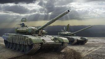 Artwork panzer t-80 tanks wallpaper