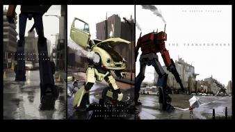 Autobots bumblebee optimus prime transformers wallpaper