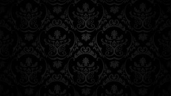 Black pattern background wallpaper