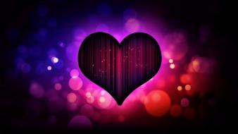Love heart abstract wallpaper