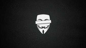 Anonymous simple background wallpaper